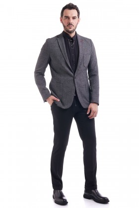 SACOU CASUAL ANTRACIT SLIM FIT TWN
